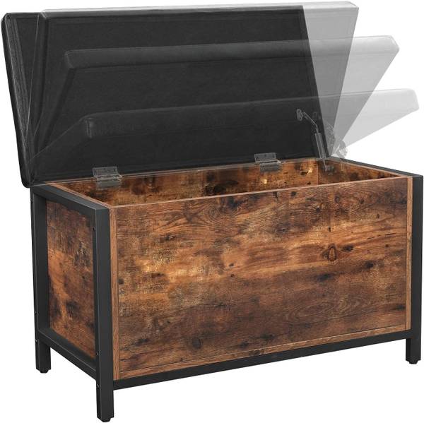 Tabouret 100679 Imitation cuir / Métal - Marron