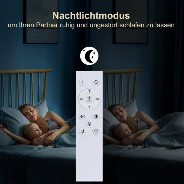 LED Deckenleuchte dsnf Schwarz - 39 x 8 x 80 cm