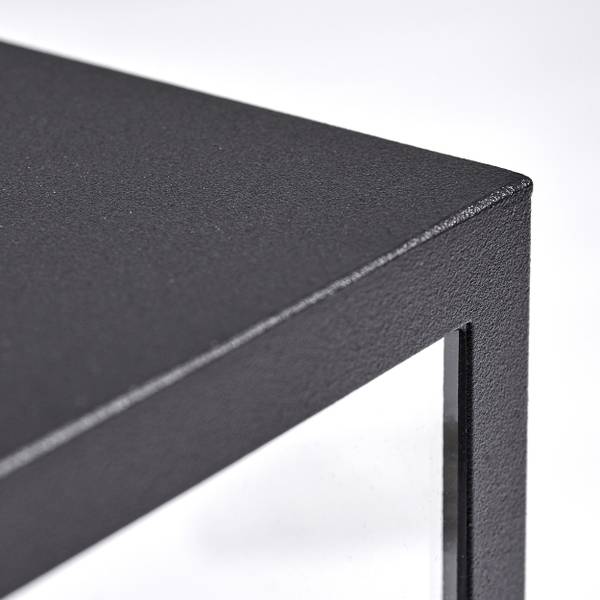 Außenwandleuchte Piasco Anthrazit - Schwarz - Durchsichtig - Tiefe: 13 cm