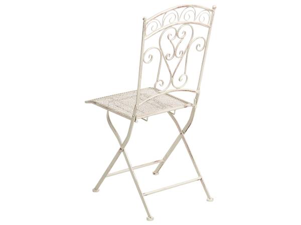 Gartenset JUINA 3-tlg Beige - Metall - 36 x 95 x 36 cm
