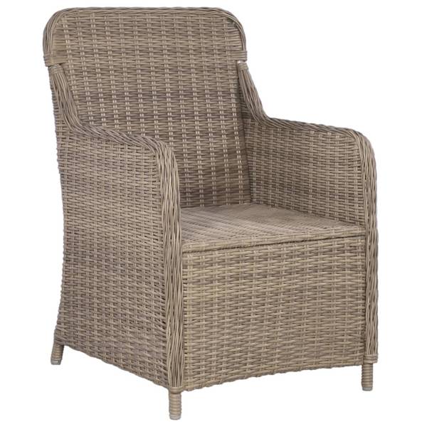 Garten Essgruppe  44149 (3-teilig) Braun - Polyester - Stahl - 50 x 60 x 50 cm