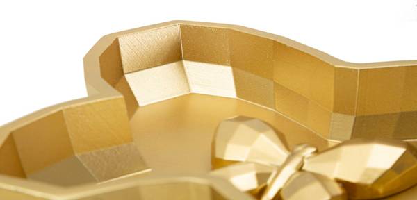 Svuotatasche Butterfly Gold - Harz - 21 x 3 x 18 cm