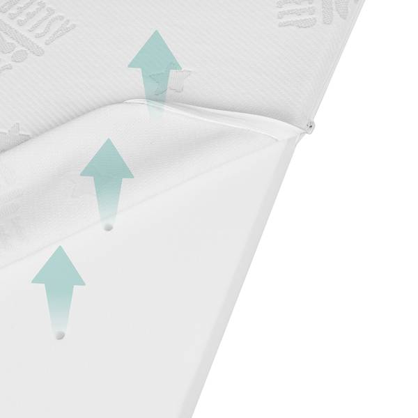 Babybettmatratze Air Balance Easy Grau - 60 x 120 cm