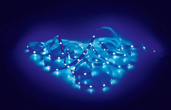 LED-Strip EASYMAXX Blau - Kunststoff - 1 x 1 x 1 cm