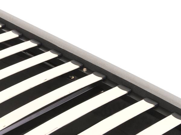 Doppelbett ARBOIS Beige - Schwarz - Liegefläche Breite: 140 cm