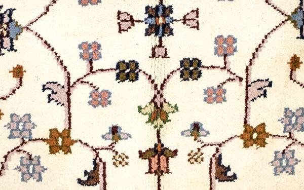 Orientteppich Mirola Beige - Wolle - 80 x 1 x 300 cm