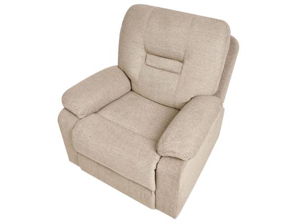 Zitgroep BERGEN 3-delig beige - zwart - bamboe - 73 x 101 x 73 cm