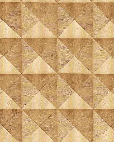 Vliestapete BA220063-DI Gold - Kunststoff - 53 x 1 x 1005 cm