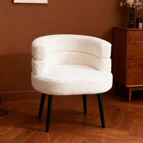Einzelsessel AT-007 Beige - Metall - 71 x 60 x 76 cm