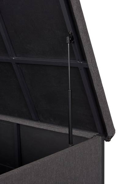 Boîte de jardin 166 x 75 cm Noir - Textile - 166 x 96 x 76 cm