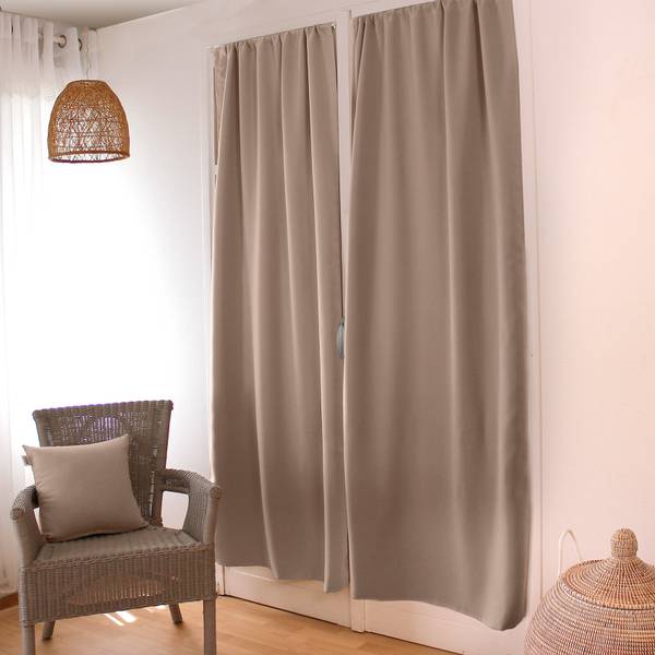 Blickdichte Vorhänge 3661090138522 Beige