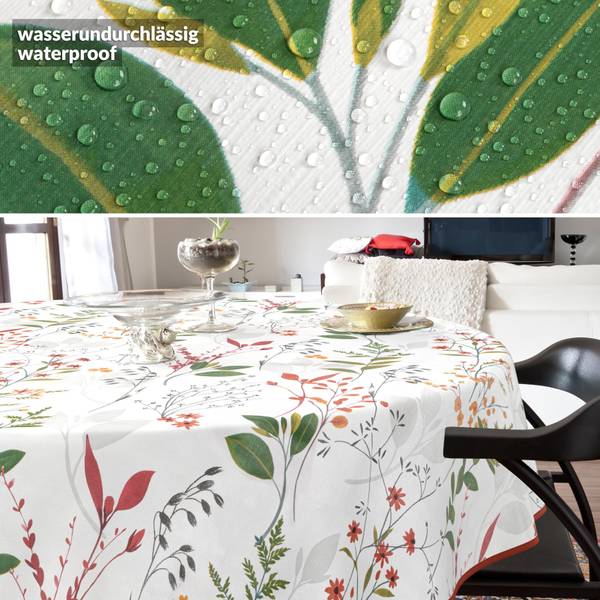 Wachstuchtischdecke Natur BR 140 x 140 cm