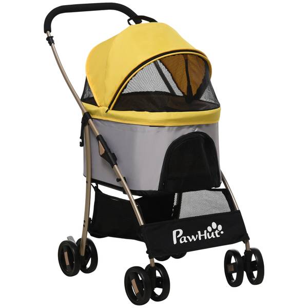 Hundewagen BB7163 Gelb - Metall - 43 x 20 x 75 cm