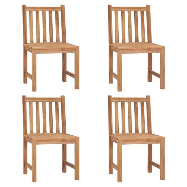 Gartenstuhl 3073085 (4er Set) Massivholz - Holzart/Dekor