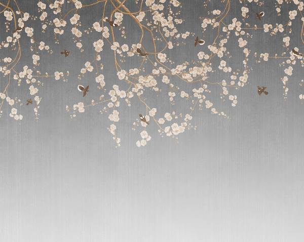 Fototapete 950072 Blau - Papier - 350 x 279 x 279 cm