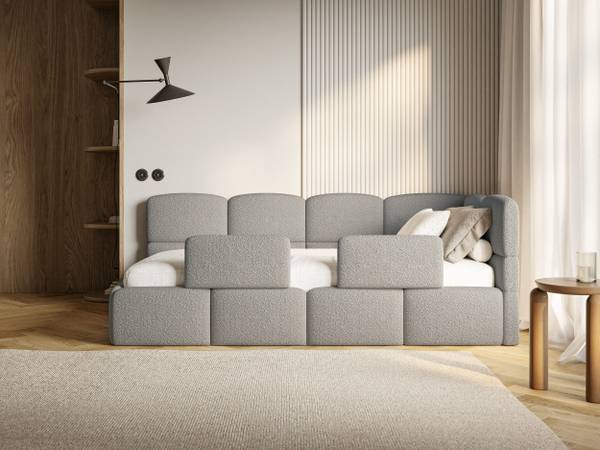 Kinderbett CLOUDY Grau
