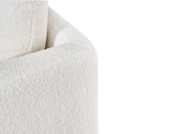 2-Sitzer Sofa GIMO Braun - Weiß - Naturfaser - 149 x 83 x 80 cm