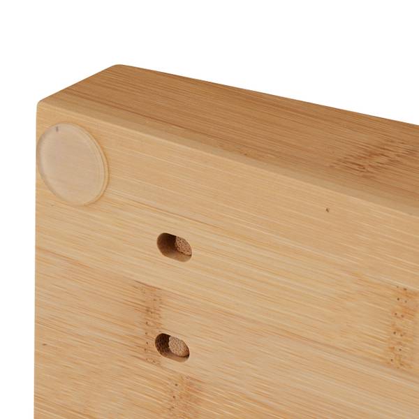 Rangement à tiroir pour 16 couteaux Marron - Bambou - 24 x 6 x 40 cm