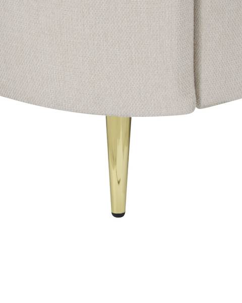 Sessel TROSA Beige - Gold - Bambus - 100 x 88 x 86 cm