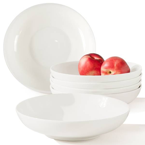 Assiette à creuse ADBELLA 6 pcs. Beige - Céramique - 20 x 5 x 20 cm