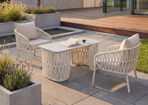 Loungetisch P90 Cremeweiß