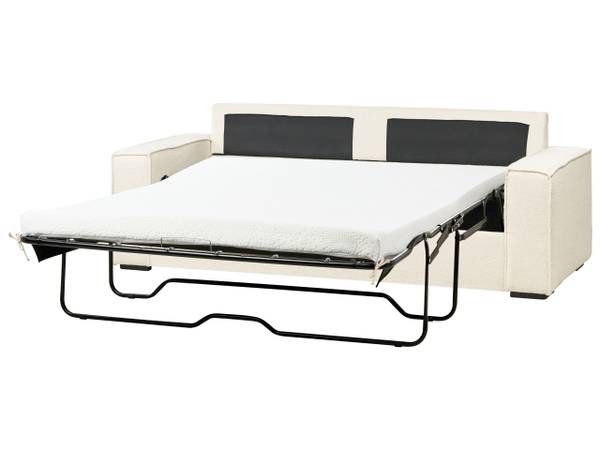 Sofa VUOKATTI 2-tlg Weiß - Naturfaser - 216 x 89 x 1 cm