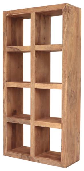 Bücherregal Gani-knk Braun - Sheesham - 90 x 180 x 35 cm