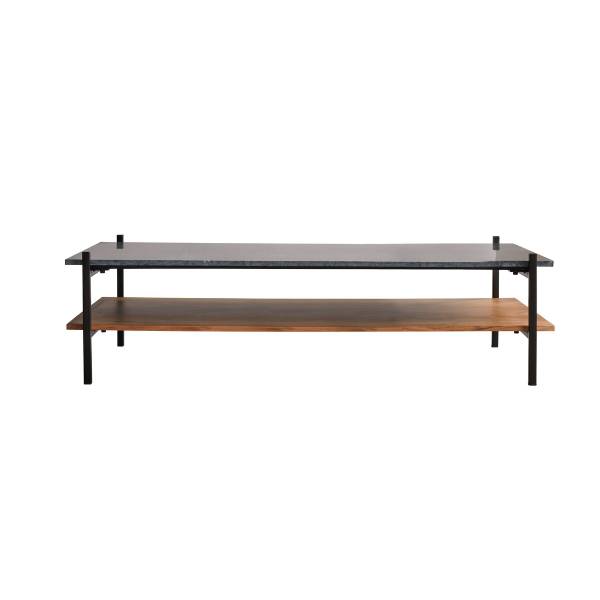 Couchtisch Edit Beige - Marmor - 130 x 35 x 65 cm