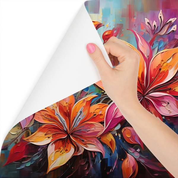 Vlies-Fotobehang ABSTRACT Bloemen Natuur 360 x 240 x 240 cm