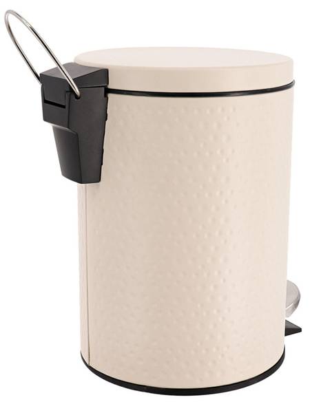 Abfalleimer Ivora Beige - 17 x 25 x 23 cm