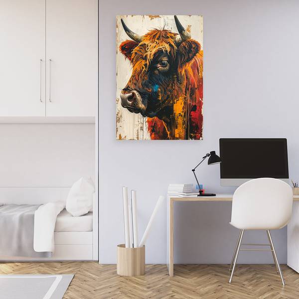 Wandbild Kühe 30 x 45 cm