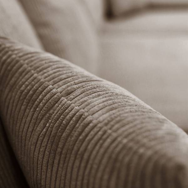 Ecksofa LAVIO U mit Schlaffunktion Braun - Polyester - 348 x 93 x 188 cm