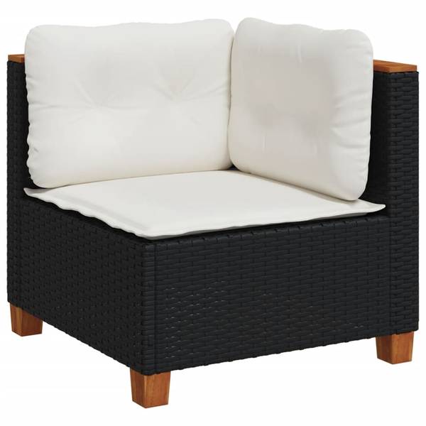 Salon de jardin 3036234-1 (lot de 7) Noir - Acier - 63 x 62 x 63 cm