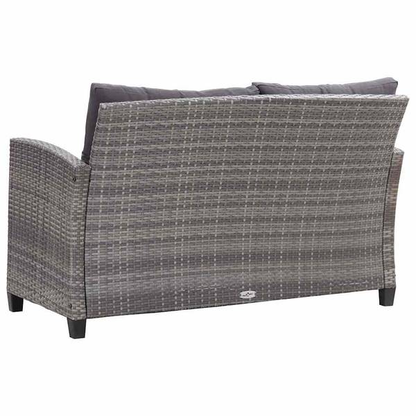 Tuinbank 3003003 grijs - polyester - staal - 68 x 77 x 68 cm