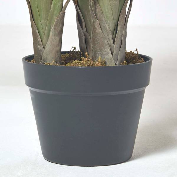 Kunstplant Strelitzia oranje - polyester - 18 x 120 x 120 cm