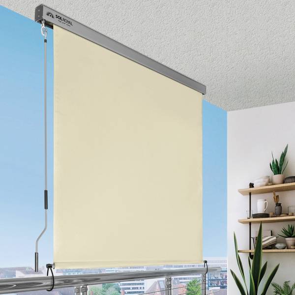 Senkrechtmarkise SolVision MS5 Beige - Polyester PVC - 180 x 1 x 250 cm