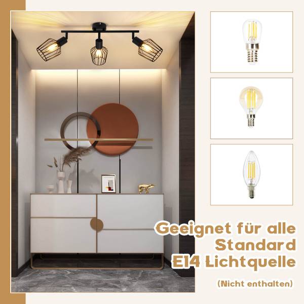 Deckenstrahler Xylai 8 x 46 cm