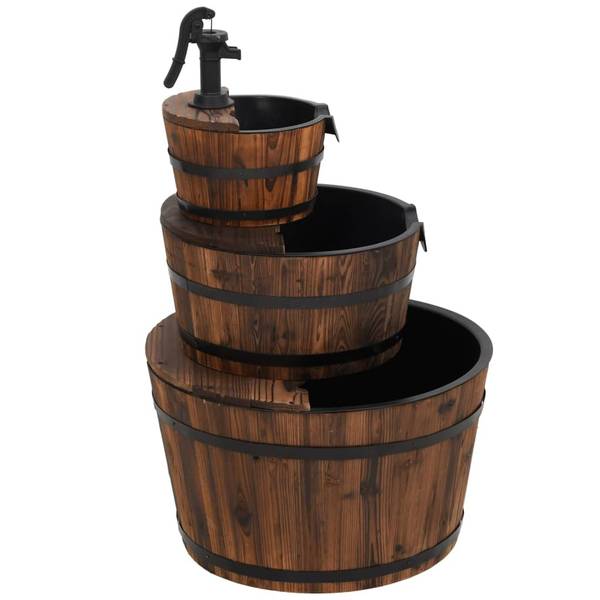 Gartenbrunnen 363332 Braun - Tanne - 60 x 94 x 60 cm