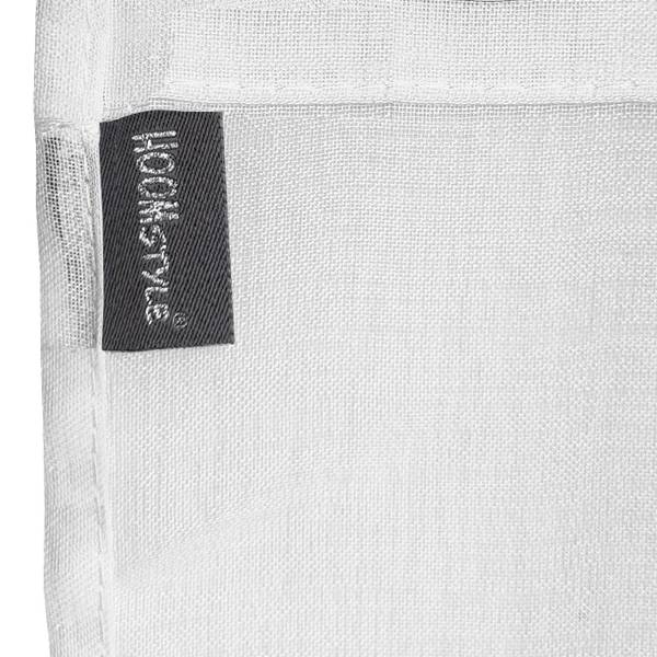 Transparante Gardine Weiß - Polyester - 140 x 270 x 1 cm