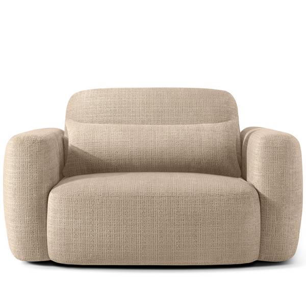 Einzelsessel ELOSA Beige - Chenille