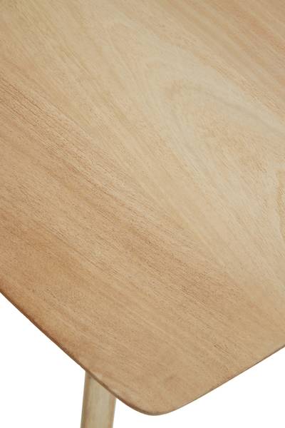 Tisch QUENZA Braun - Massivholz - 100 x 76 x 220 cm