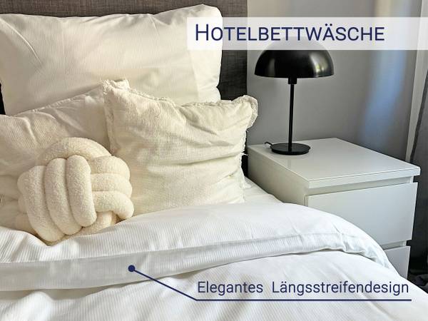Bettwäsche 00000488 2er-Set Weiß - Textil - 140 x 1 x 200 cm