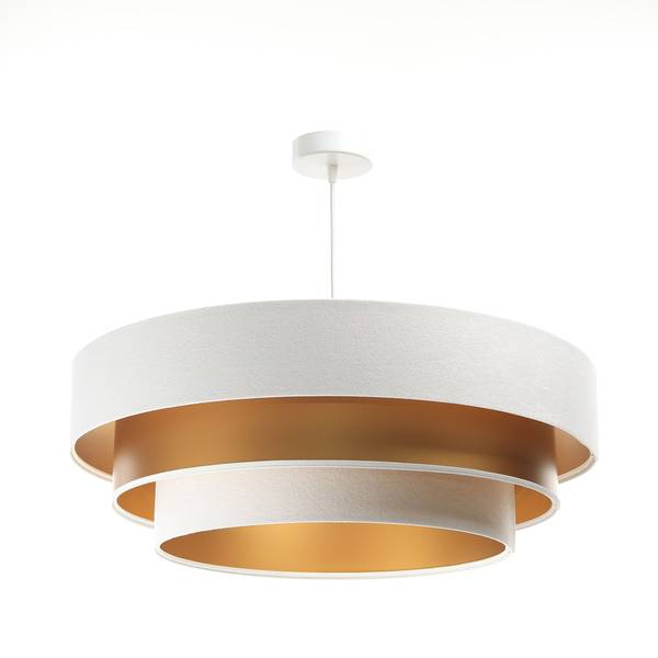Hängeleuchte Triniti Bright Gold - Weiß