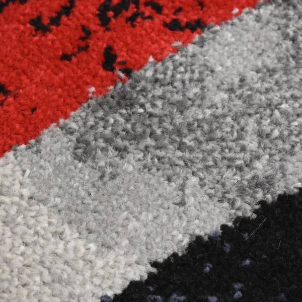 Tapis salon LIGNÉ Gris - Matière plastique - 80 x 1 x 150 cm