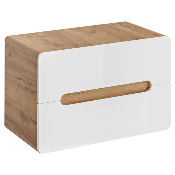 Waschtisch LUTON-56-466 Weiß - Holzwerkstoff - 80 x 67 x 46 cm