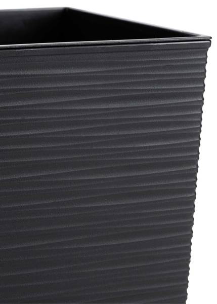 Blumentopf 2er Set Flore Riflo Schwarz