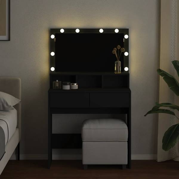 LED-Schminktisch XT6199 Schwarz