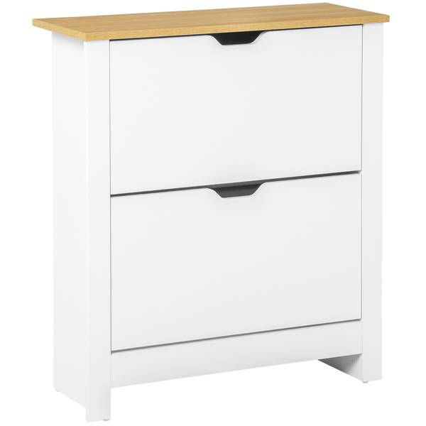 Schuhschrank 837-062V90WT Multicolor - Weiß - 72 x 80 cm