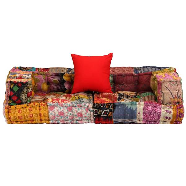 Modularer Pouf 297477-1 Polyester - 140 x 40 x 70 cm