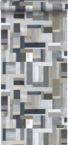 Tapete 138516 Grau - Fleece - 53 x 1005 x 1005 cm